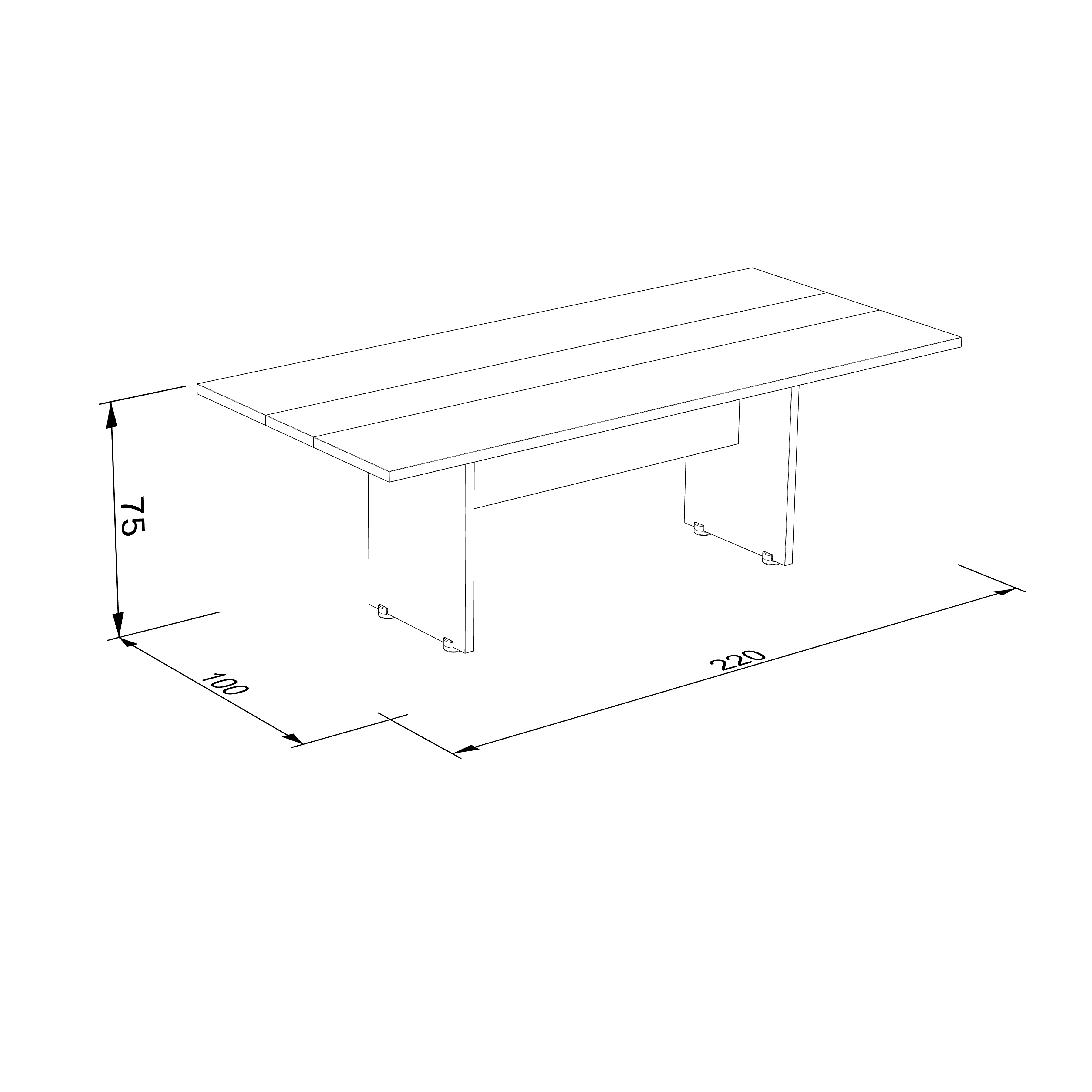 میز کنفرانسی N101 06 میز کنفرانسی N101