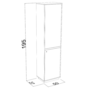 کمد اداری C103 میزونا