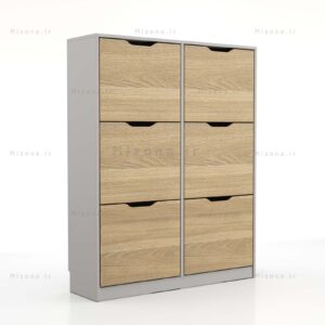 جاکفشی داشبوردی شش درب عمودی (طوسی – نوک مدادی)