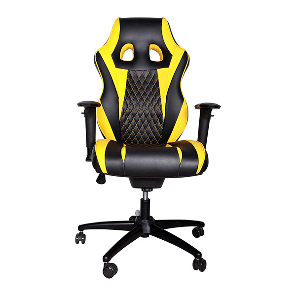 صندلی گیمینگ برند بامو مدل G2020 زرد 01