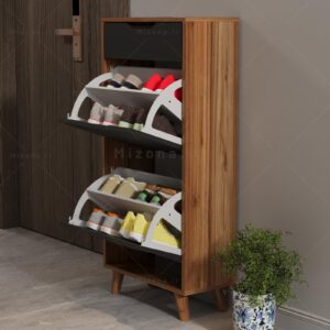 جاکفشی کمجا 24 سانتی دو درب کشودار داشبوردی – طول 50 ارتفاع 106