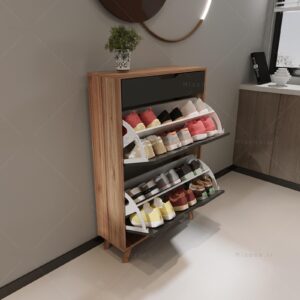 جاکفشی کمجا 24 سانتی دو درب کشودار داشبوردی – طول 70 ارتفاع 106