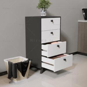 دراور چهار کشو دستگیره چوبی – طول 50