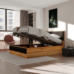 تخت خواب جک دار دو نفره ترمه