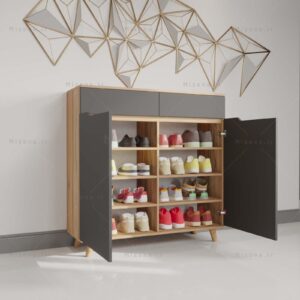 جاکفشی کنسولی دو درب ونیز – طول 100