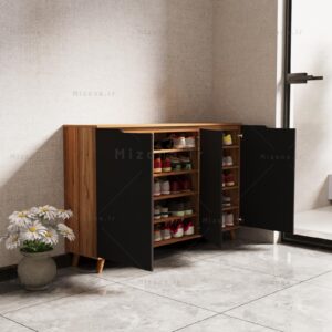 جاکفشی کنسولی سه درب میلان – طول 150