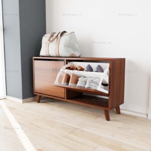 جاکفشی داشبوردی افقی طرح ایکیا (طول 98-ارتفاع 50)