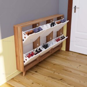 جاکفشی باریک داشبوردی 6 درب – (طول 150 عرض 17)