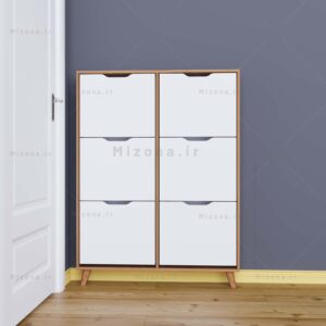 جاکفشی باریک داشبوردی 6 درب – (طول 100 عرض 17)